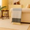 Pie de Cama Decorativo Tr o Plata