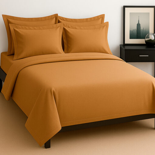 Juego de sábanas caramelo