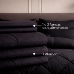 Plum n + Set de Fundas Negro Casa LiLe