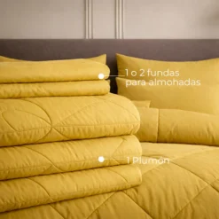 Plum n + Set de Fundas Oro Casa LiLe