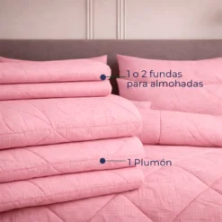 Plum n + Set de Fundas Rosa Griego Casa LiLe