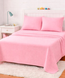Alternative view of Juego de Sábanas para Niña Rosado