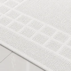 Tapete de Ba o Blanco 100% Algod n 1000G | 50 x 50 cm Casa LiLe