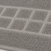 Tapete de Ba o Gris 100% Algod n 1000G | 50 x 50 cm Casa LiLe