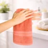 Kit Toalla Hogar Coral Toalla de Cuerpo + Toalla de Mano Casa LiLe
