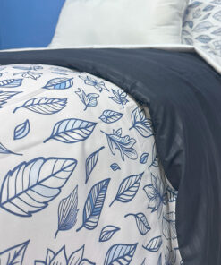 Alternative view of Combo duvet más plumón hojas indio