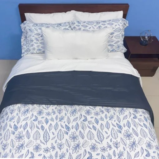 Combo duvet m s plum n hojas indio Casa LiLe