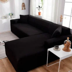 Protector de Sof Premium Negro en L Casa LiLe