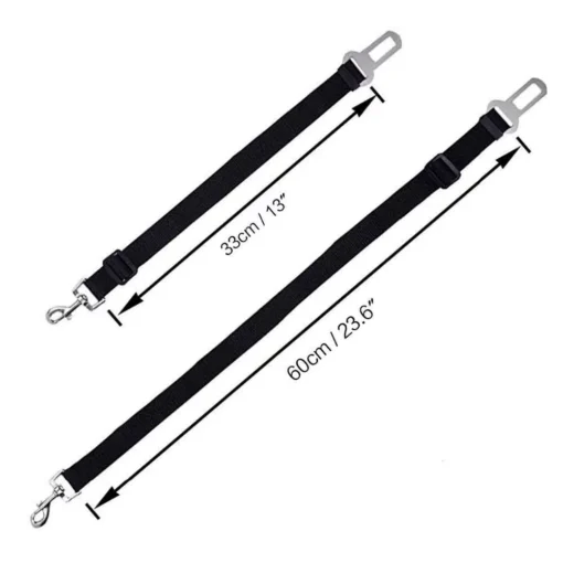 Correa ajustable para cintur n de carro Negro Casa LiLe