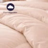 Duvet Hotelero Beige 144 Hilos Polialgod n 50/50 + Fundas Casa LiLe