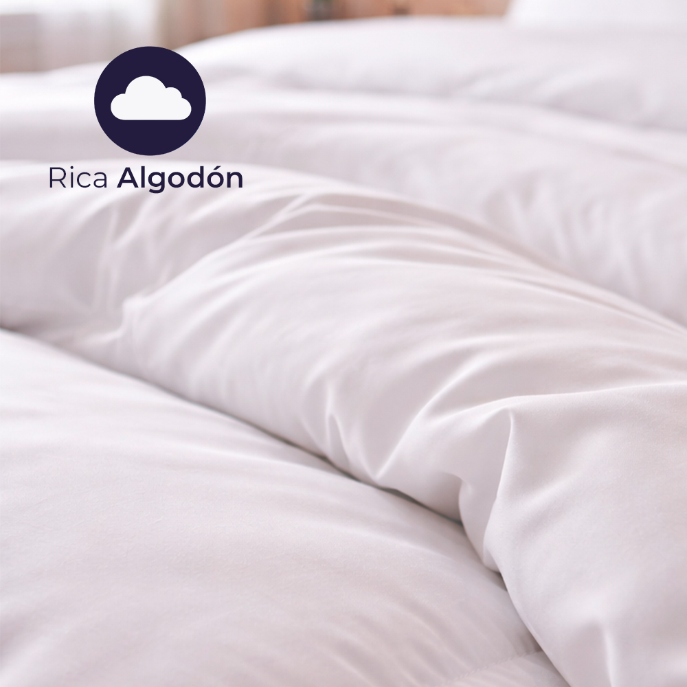 Duvet Hotelero Blanco 180 Hilos Polialgodón 50/50 + Fundas - Imagen 5