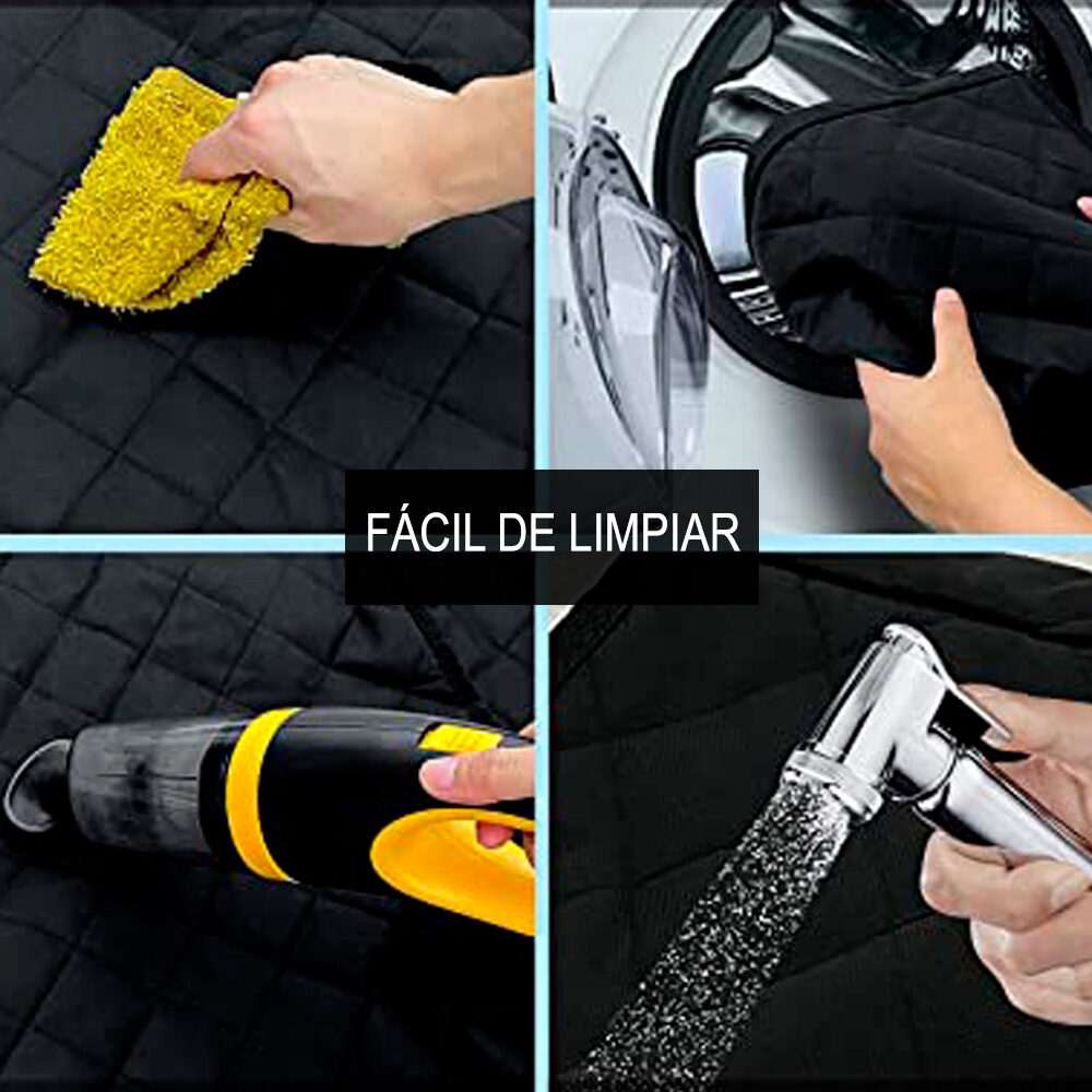 Alternative view of Protector de silla de carro delantero impermeable premium azul oscuro