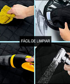 Alternative view of Protector de silla de carro delantero impermeable premium verde militar