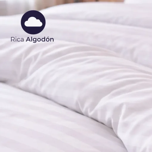 Duvet Hotelero Blanco 300 Hilos Polialgod n Premium 60/40 + Fundas Casa LiLe