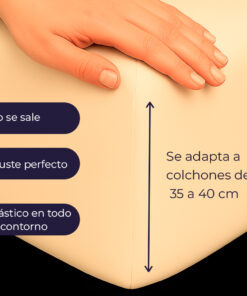 Juego de sábanas algodón beige