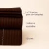 Juego de duvet premium caf Casa LiLe