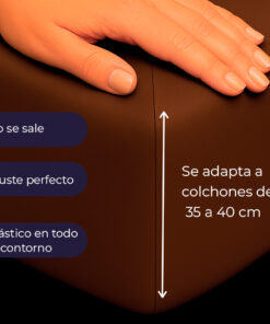 Juego de sábanas café