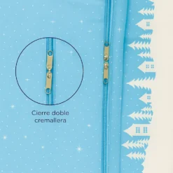 Duvet Navide o Doble Faz Invierno Azul Casa LiLe