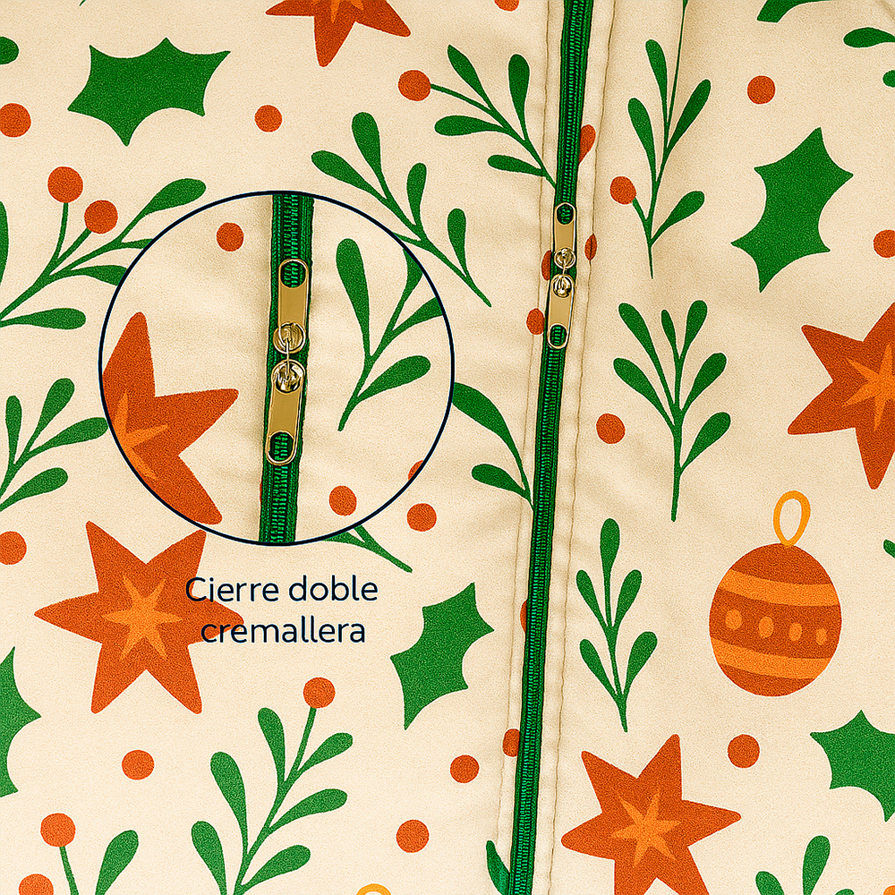 Duvet Navideño Doble Faz – Navidad Clásica - Imagen 4