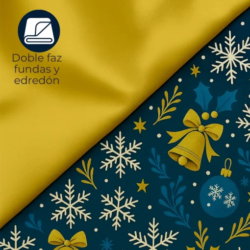 Edred n Navide o Estrella de Noche Buena Dise o Doble Faz Casa LiLe