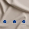 Juego de Duvet 300 hilos Gris Claro Casa LiLe