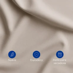 Juego de Duvet 300 hilos Gris Claro Casa LiLe