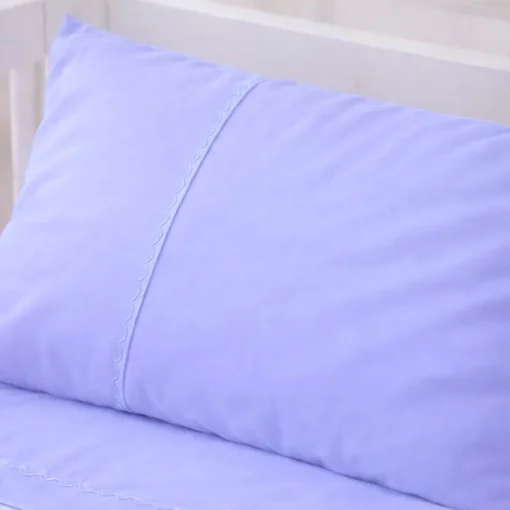 Juego de s banas azul con bordado para cunas Casa LiLe