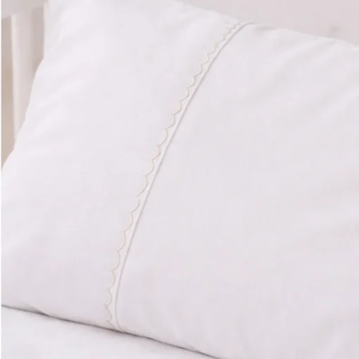 Juego de s banas beige con bordado beige para cuna Casa LiLe