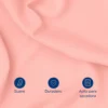 Combo Juego de Duvet 300 hilos Palo Rosa + Plum n Casa LiLe