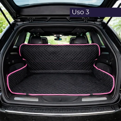 Protector impermeable para silla trasera o ba l 3 en 1 borde rosado Casa LiLe