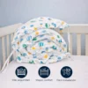 Bumper para Cuna Polialgod n Globos 144 Hilos Casa LiLe
