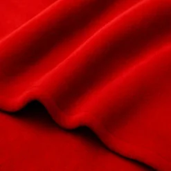 Cobija piel de conejo sint tica roja Casa LiLe