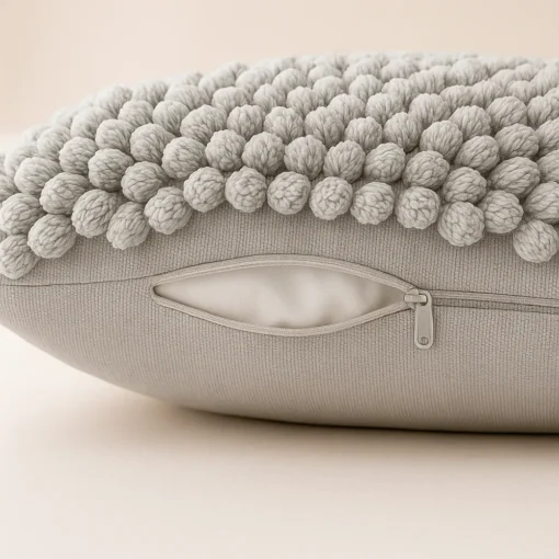 Coj n Decorativo Teddy Plata Casa LiLe