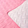 Cubrelecho Infantil Doble Faz Rosado y Blanco Casa LiLe