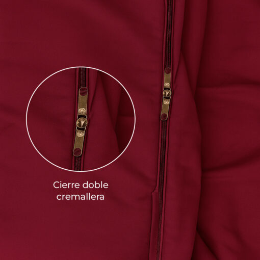 juego de duvet más plumón vinotinto