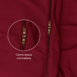 Juego de duvet vinotinto