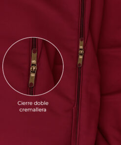 Juego de duvet vinotinto