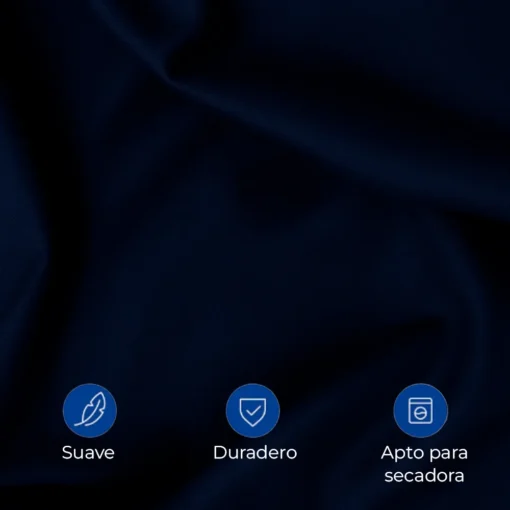 Combo Juego de Duvet en Algod n 400 Hilos Azul Oscuro+ Plum n Casa LiLe