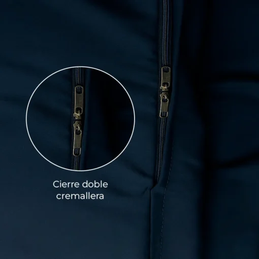 Juego de Duvet Azul Noche liso 100% Microfibra Casa LiLe