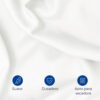 Juego de duvet algodón blanco