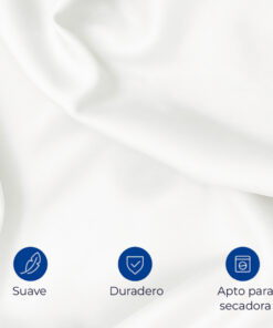 Juego de duvet algodón blanco