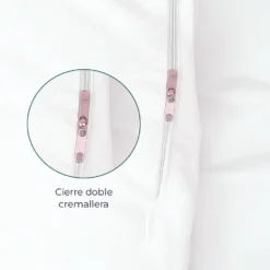 Juego de Duvet Blanco Liso de microfibra Casa LiLe
