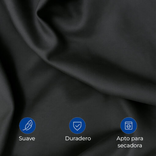 Juego de duvet algodón gris