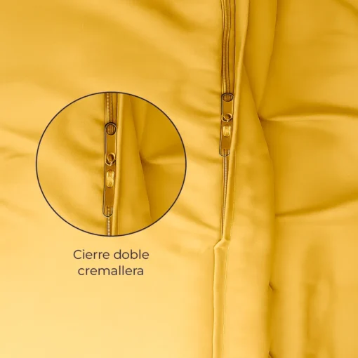 Juego de duvet oro de poli ster Casa LiLe