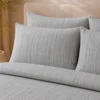 Duvet + Fundas Jacquard 300 Hilos Polialgod n Gris L neas Finas Casa LiLe