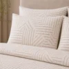 Duvet + Fundas Jacquard 300 Hilos Polialgod n Taup Dise o Geom trico Casa LiLe