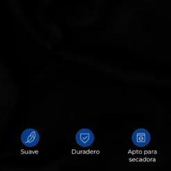 Juego de Duvet Algod n Negro 400 hilos Casa LiLe