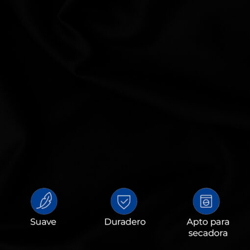 Juego de duvet algodón negro