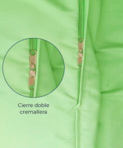 Juego de duvet más plumón verde manzana