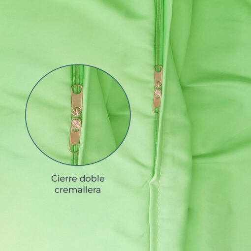 Juego de duvet verde manzana